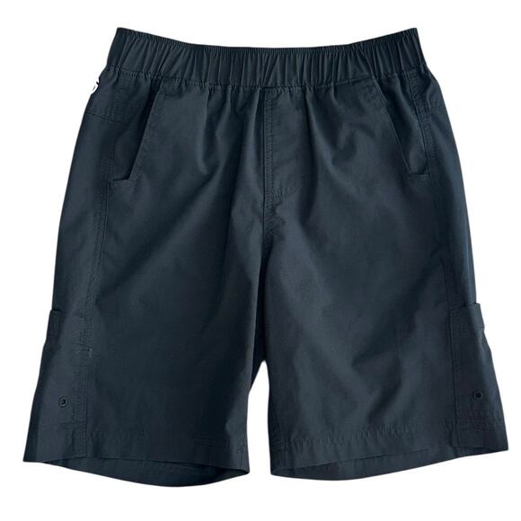 MAGELLAN OUTDOORS Boys Black Fish Gear Shorts Size Medium 10/12y - Picture 1 of 5